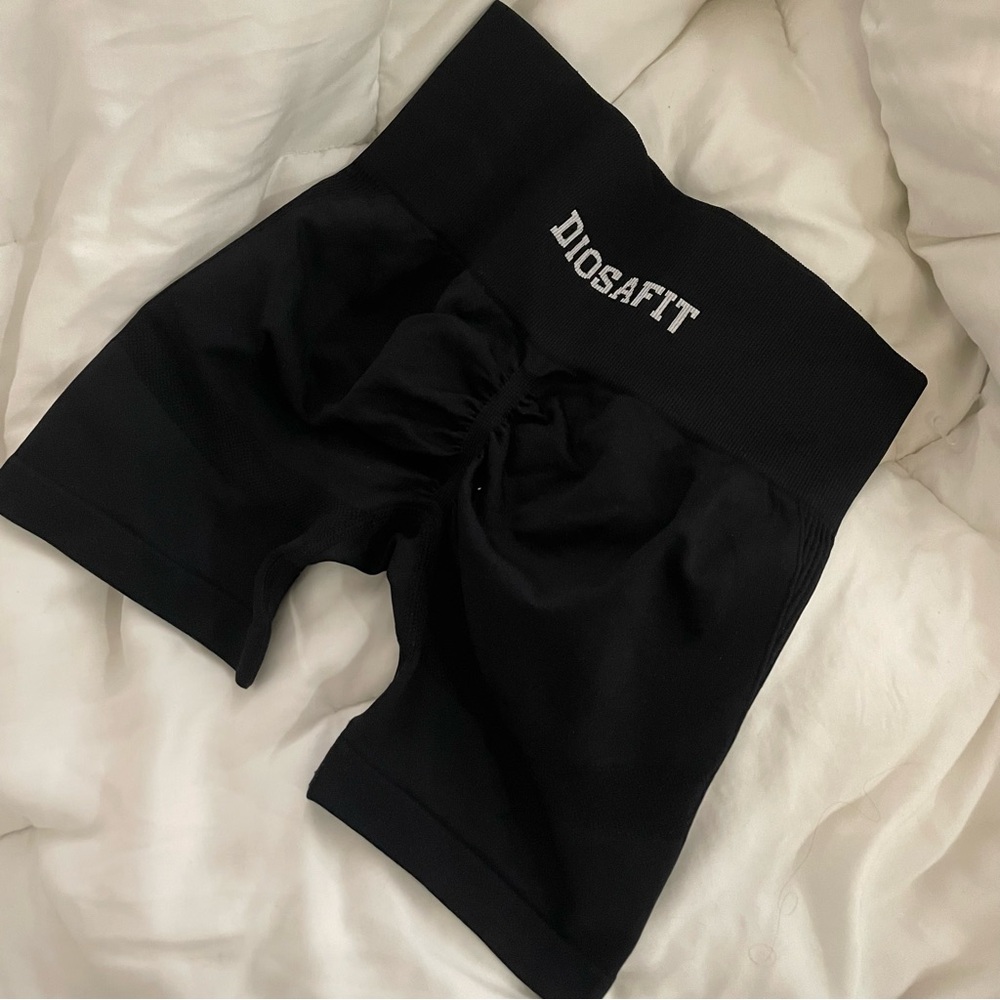 Diosa Fit TikTok Gym Shorts Black XS